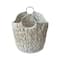Large Whitewashed Basket with Handles by Ashland&#xAE;